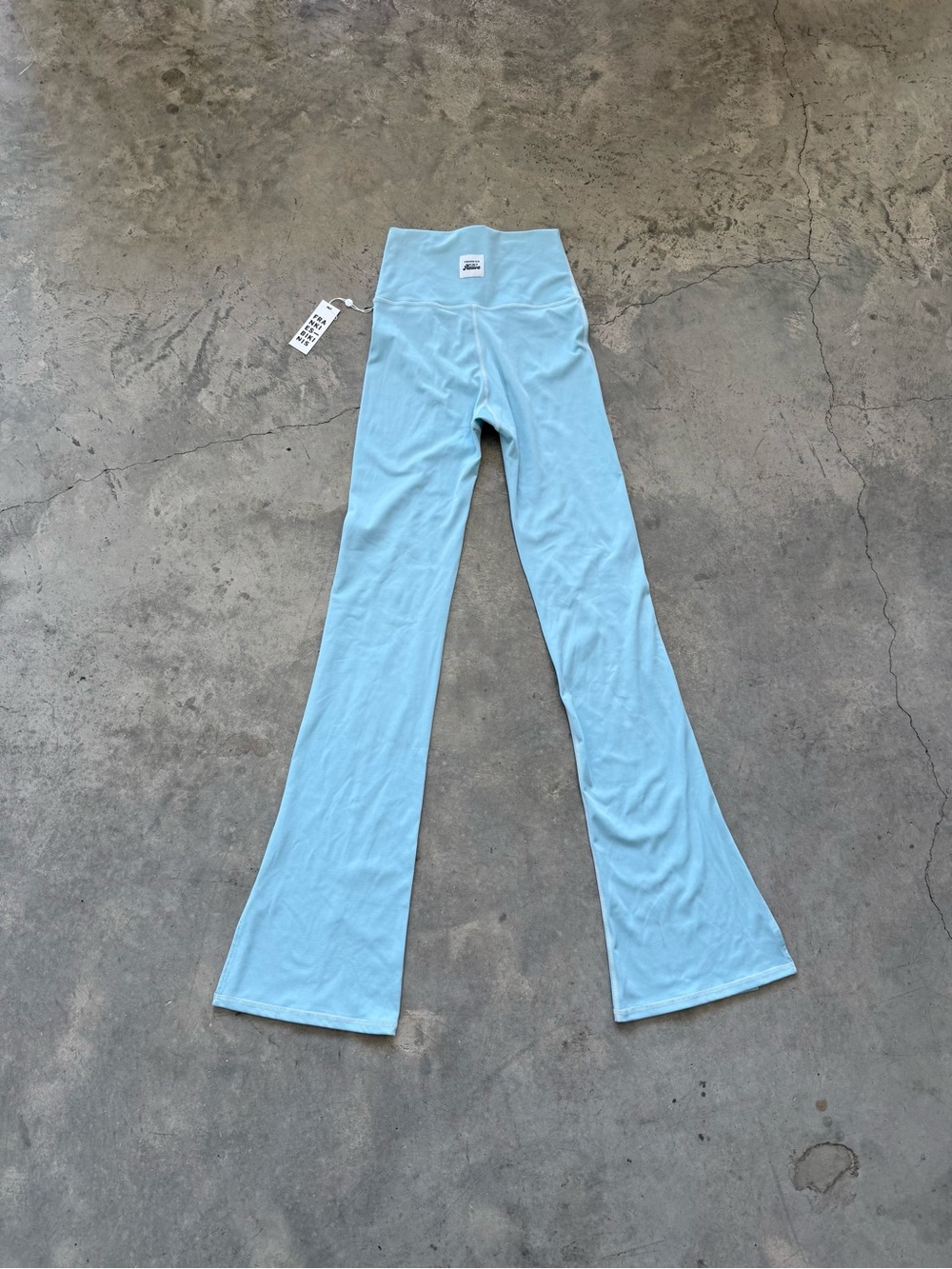 Frankie's Bikinis Light Blue Flare Leggings